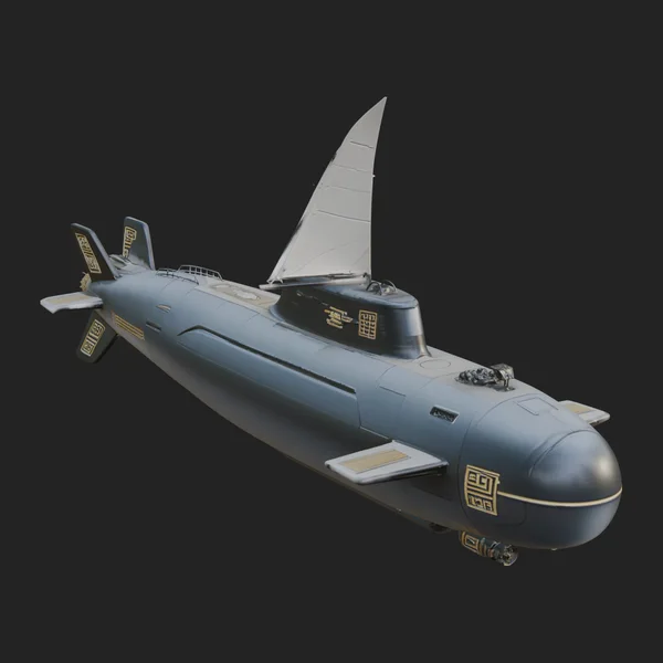 Military Submarine Model Design 10