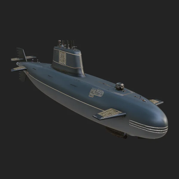 Military Submarine Model Design 11