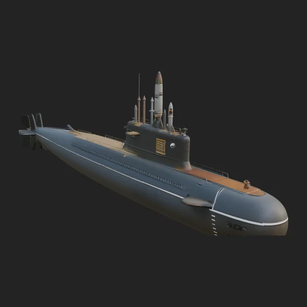 Military Submarine Model Design 13