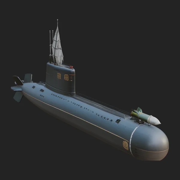 Military Submarine Model Design 15