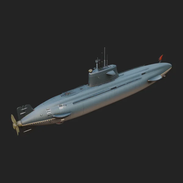 Military Submarine Model Design 23