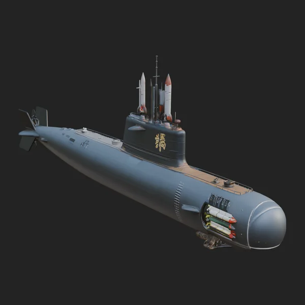 Military Submarine Model Design 31