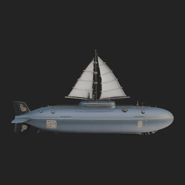 Military Submarine Model Design 35