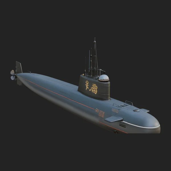 Military Submarine Model Design 37