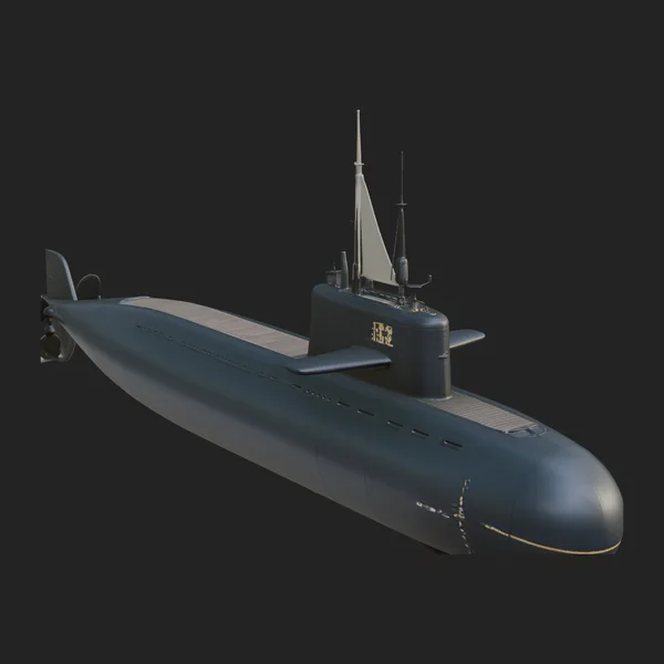 Military Submarine Model Design 39