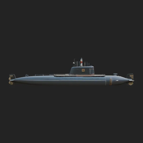 Military Submarine Model Design 9