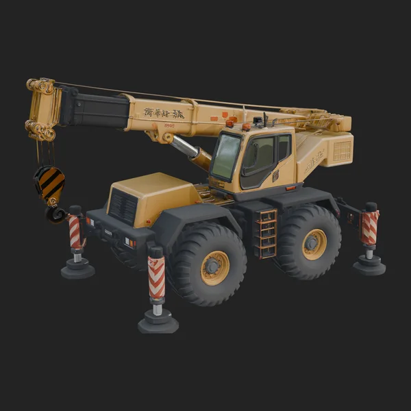 Mobile Crane Truck Model Design 2