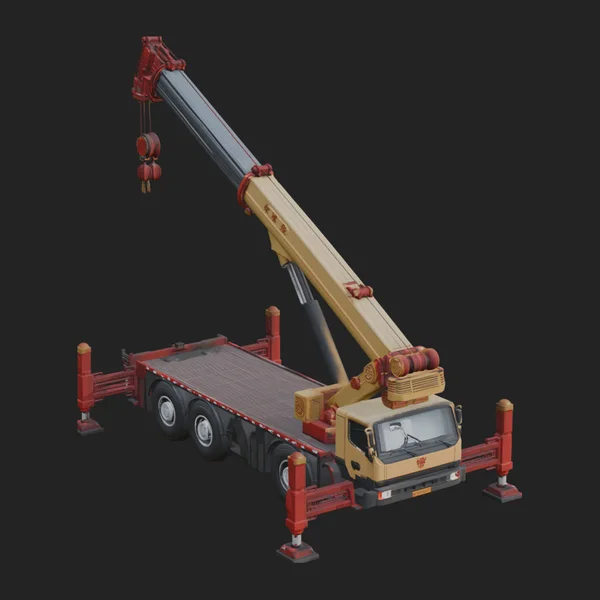Mobile Crane Truck Model Design 5