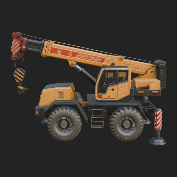 Mobile Crane Truck Model Design 6