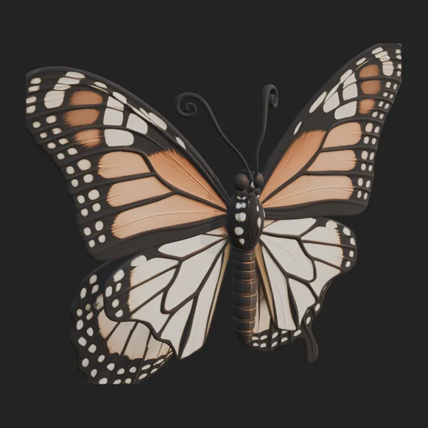 Monarch Butterfly Statue Design 1