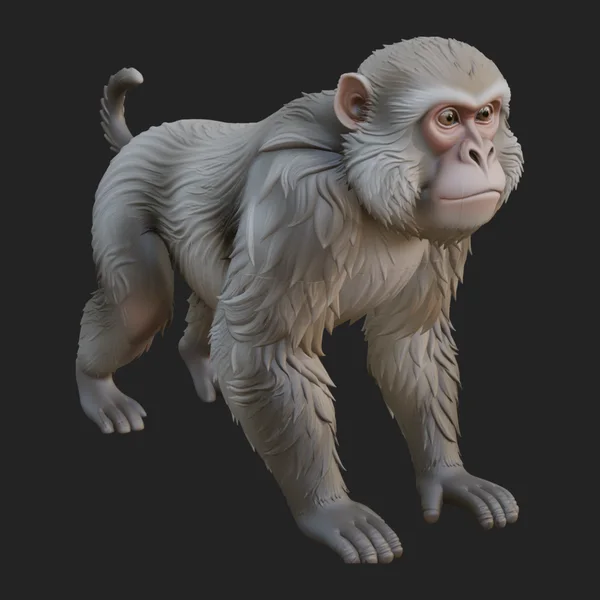 Monkey Statue Design 2