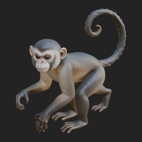 Monkey Statue Design 3