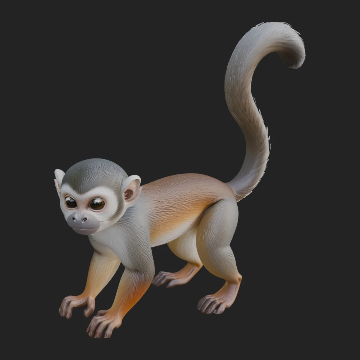 Monkey Statue Design 6