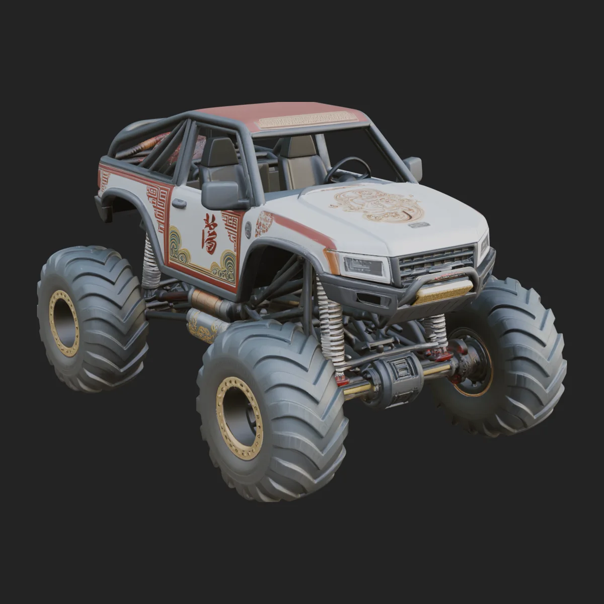 Monster Truck Model Design 1