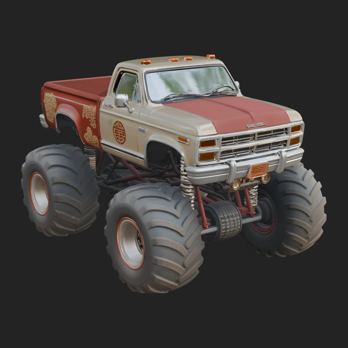 Monster Truck Model Design 11