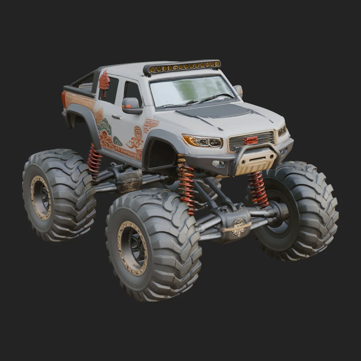 Monster Truck Model Design 14