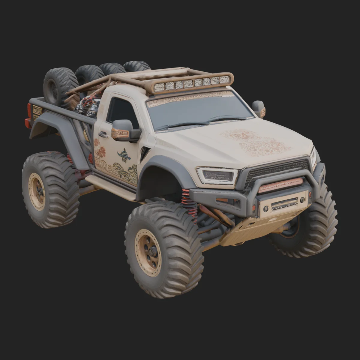 Monster Truck Model Design 16