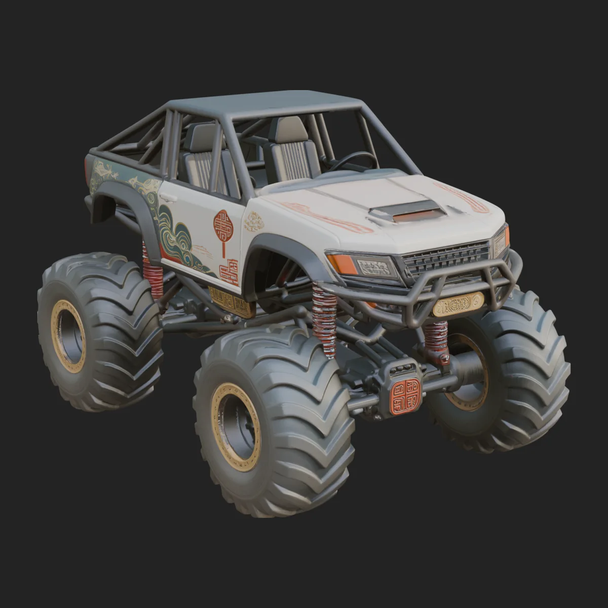 Monster Truck Model Design 2