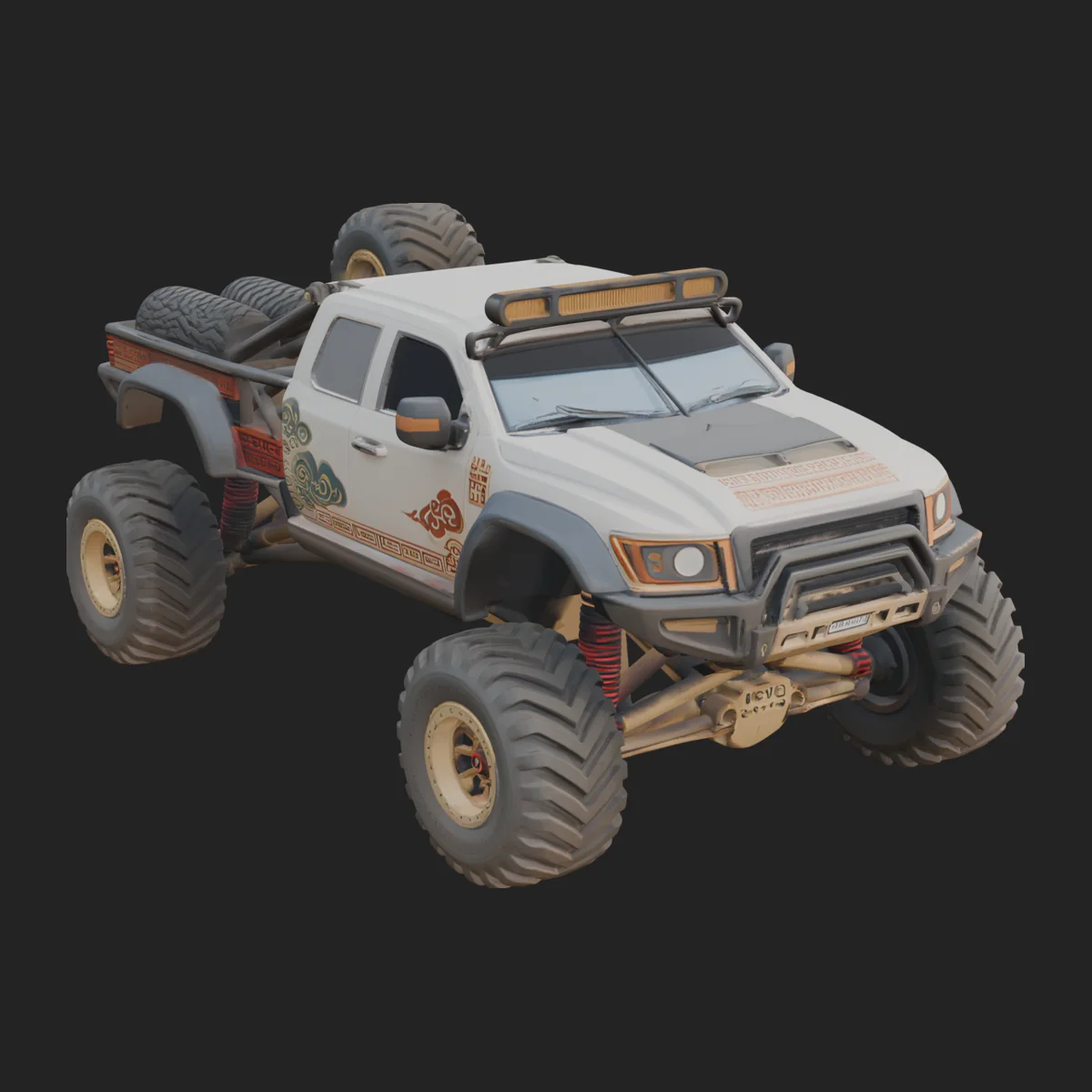 Monster Truck Model Design 20