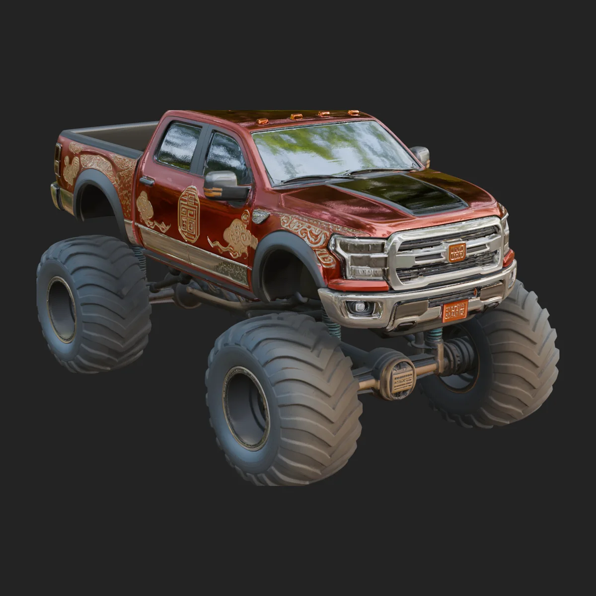 Monster Truck Model Design 6