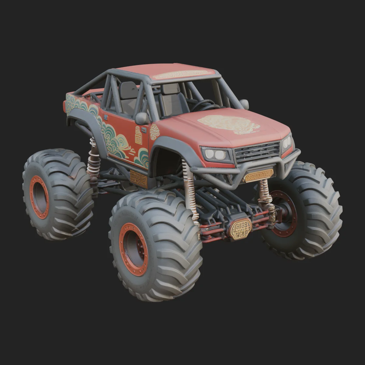 Monster Truck Model Design 9