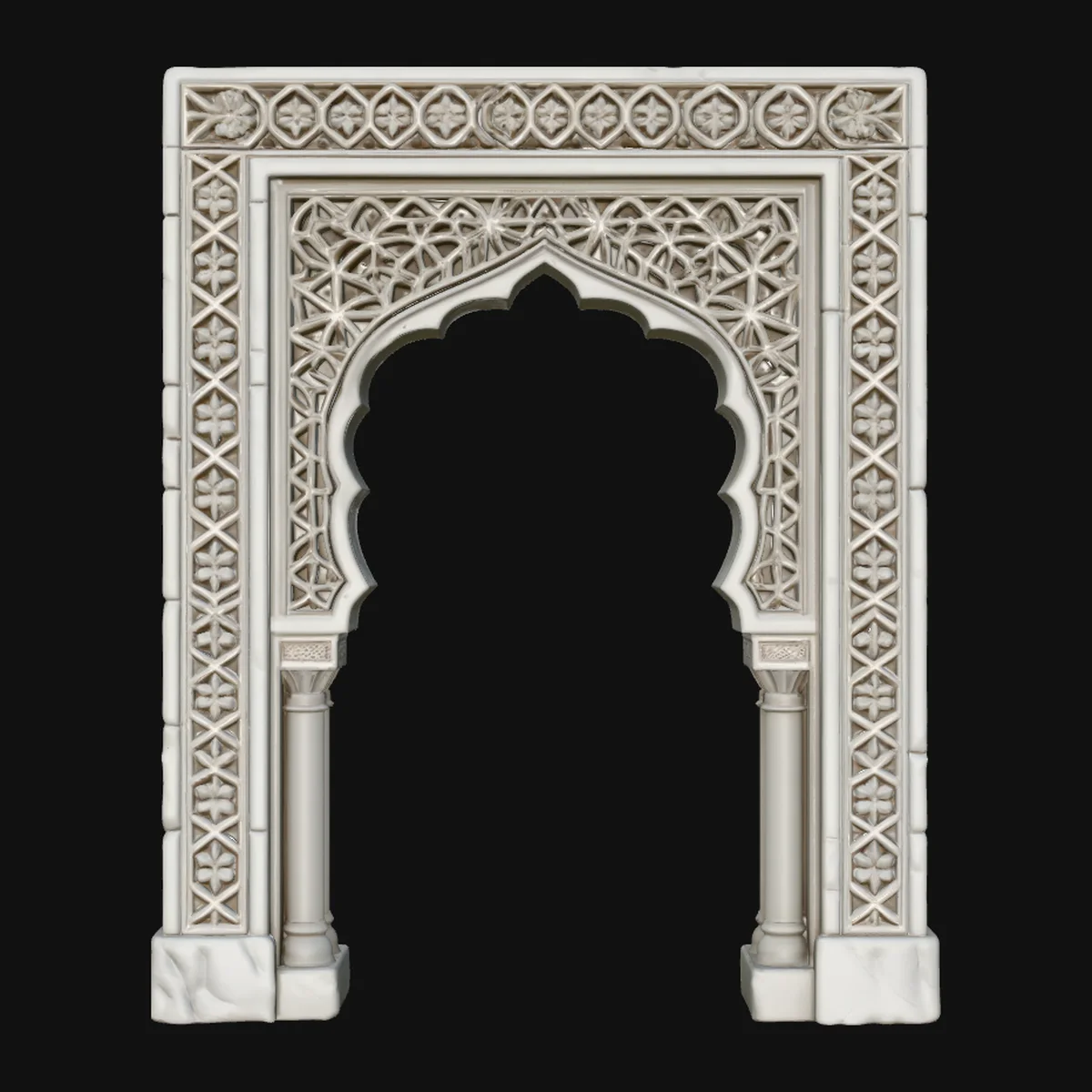 Moorish Arch Gateway Model Design 1