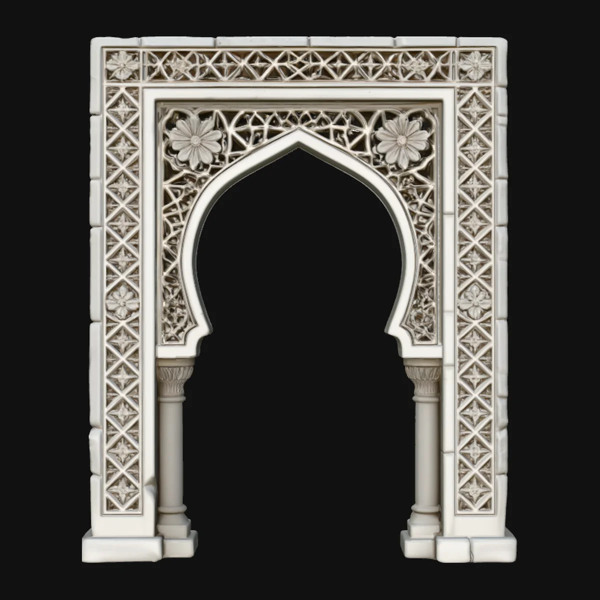 Moorish Arch Gateway Model Design 2