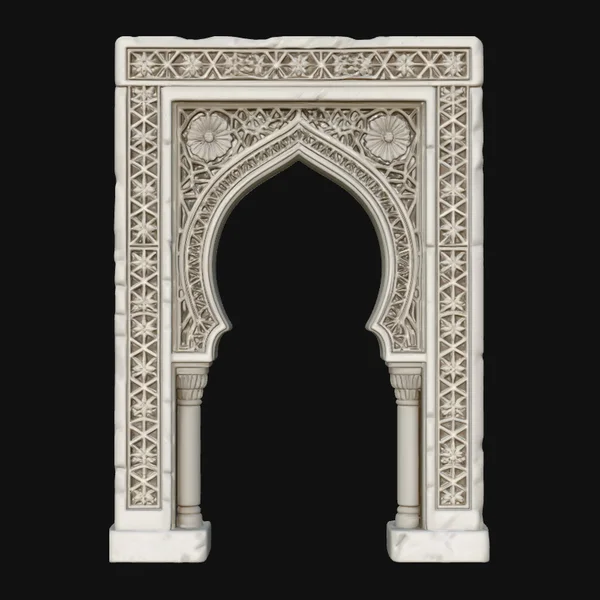 Moorish Arch Gateway Model Design 3