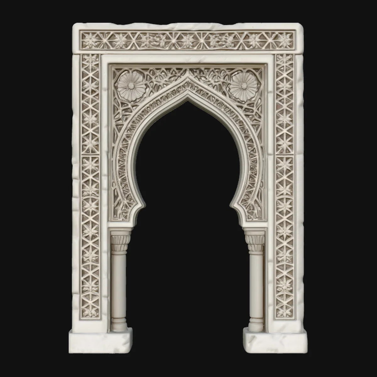 Moorish Arch Gateway Model Design 3