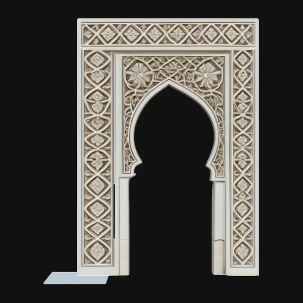 Moorish Arch Gateway Model Design 6