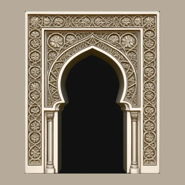 Moorish Arch Gateway Model Design 7