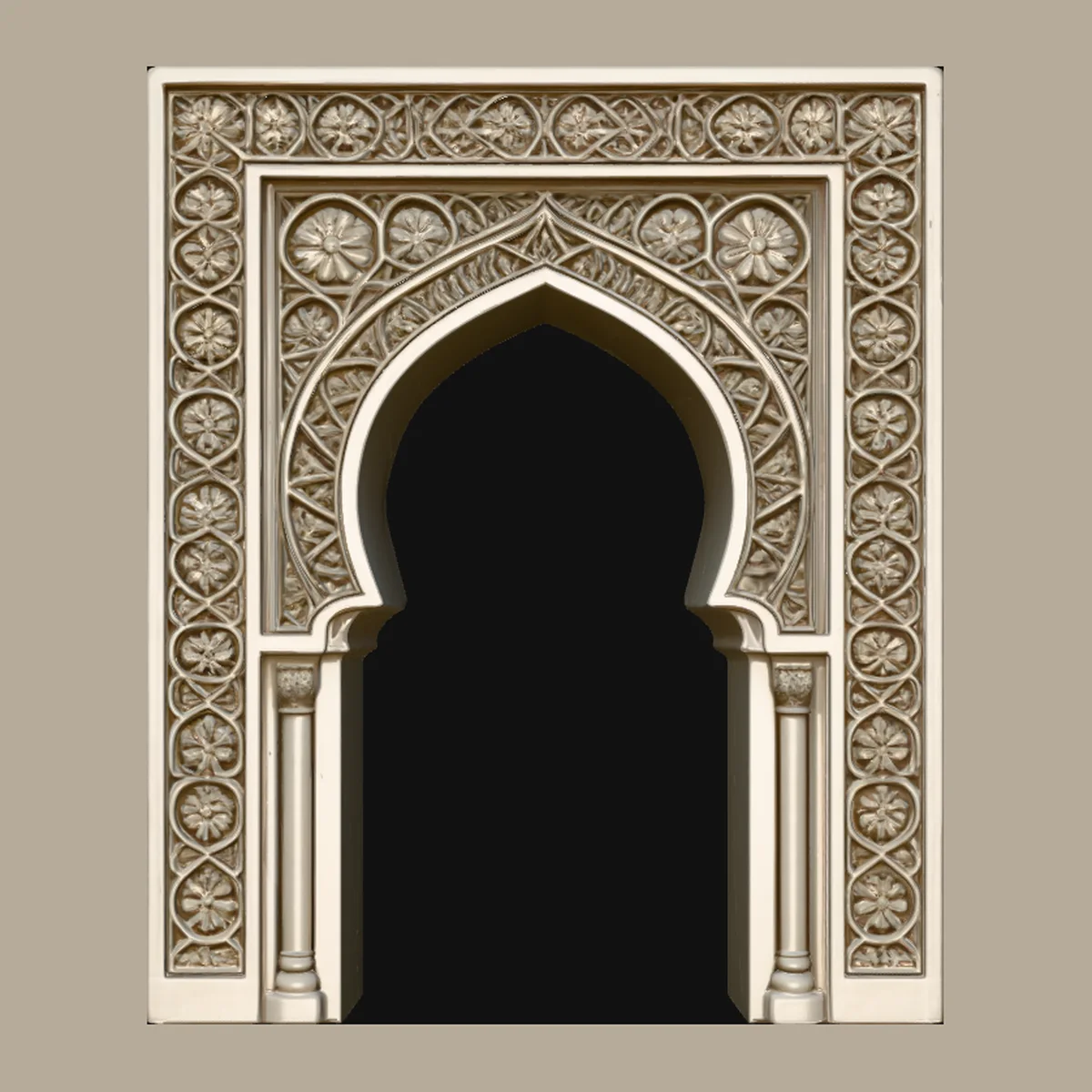 Moorish Arch Gateway Model Design 7