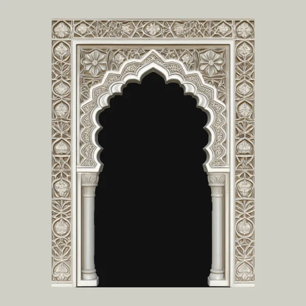 Moorish Arch Gateway Model Design 8
