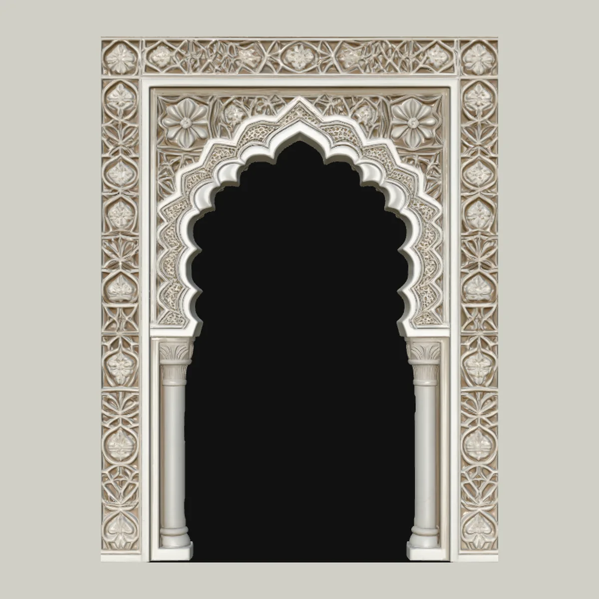 Moorish Arch Gateway Model Design 8