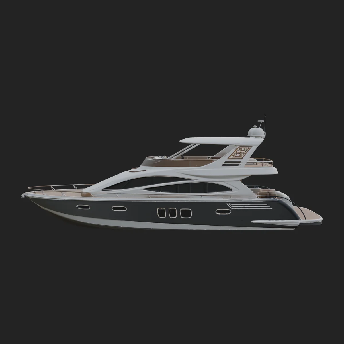 Motor Yacht Model Design 11
