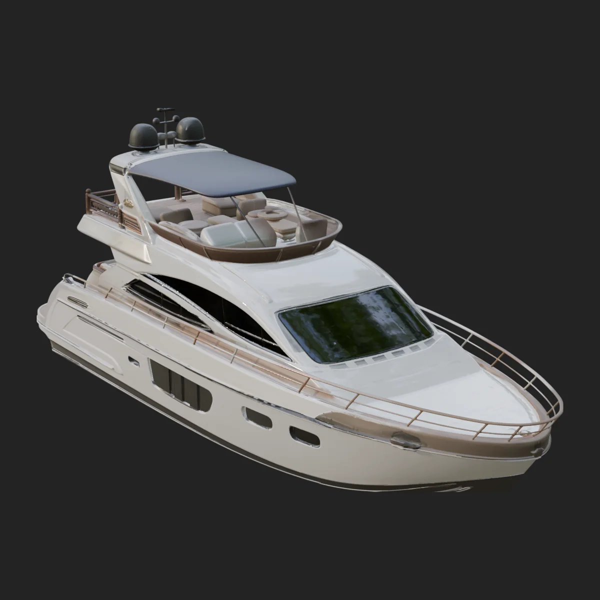 Motor Yacht Model Design 14