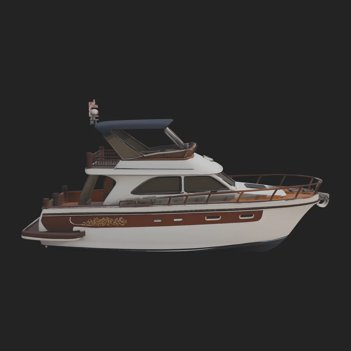 Motor Yacht Model Design 15
