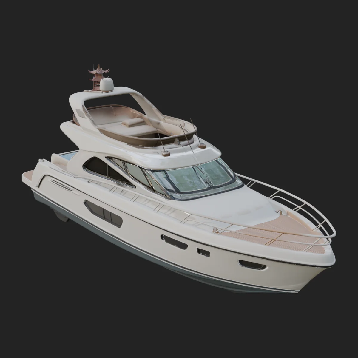 Motor Yacht Model Design 16