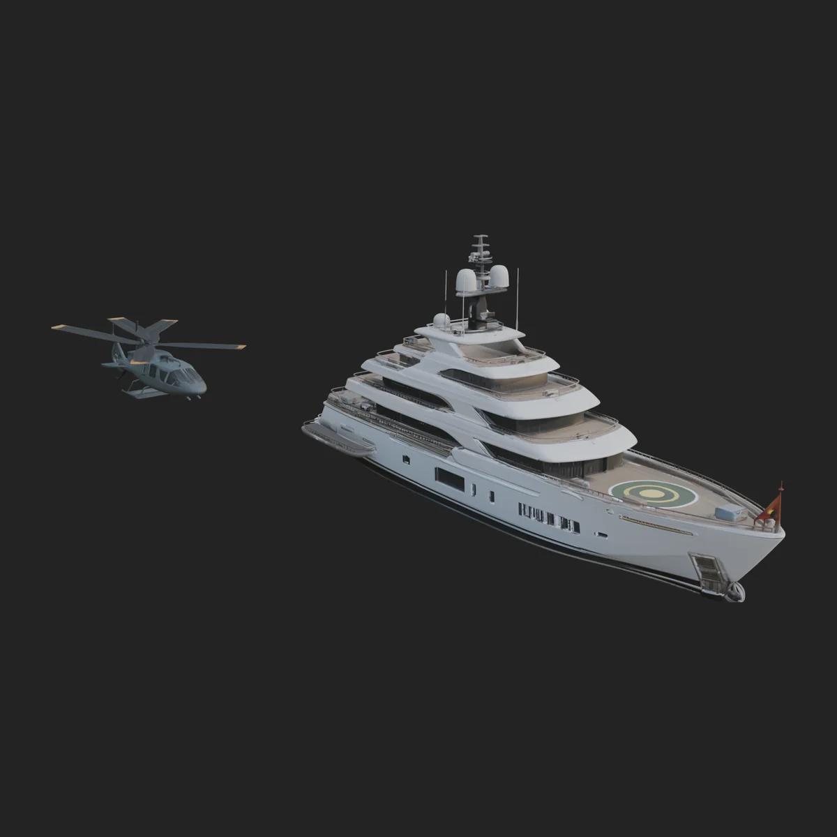 Motor Yacht Model Design 17