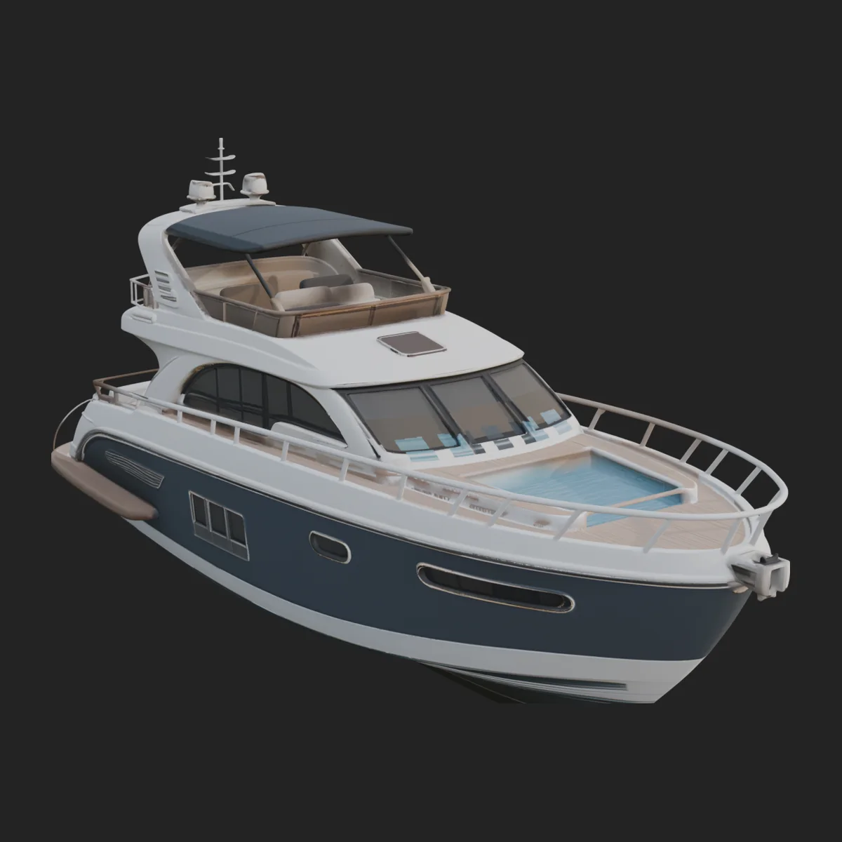 Motor Yacht Model Design 19