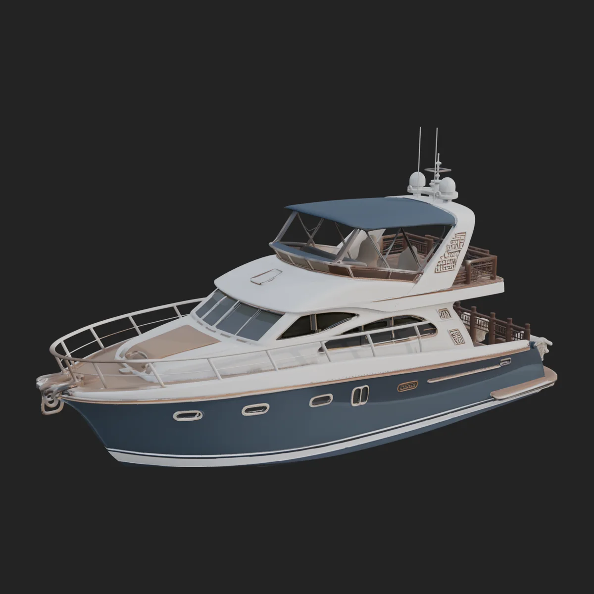 Motor Yacht Model Design 21