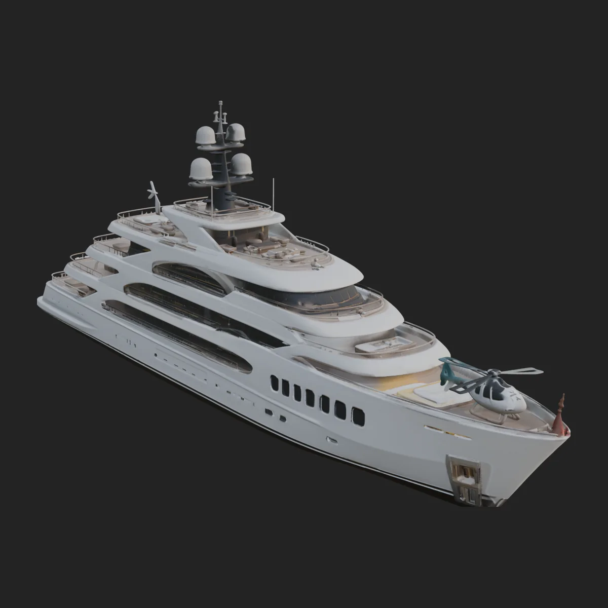 Motor Yacht Model Design 28