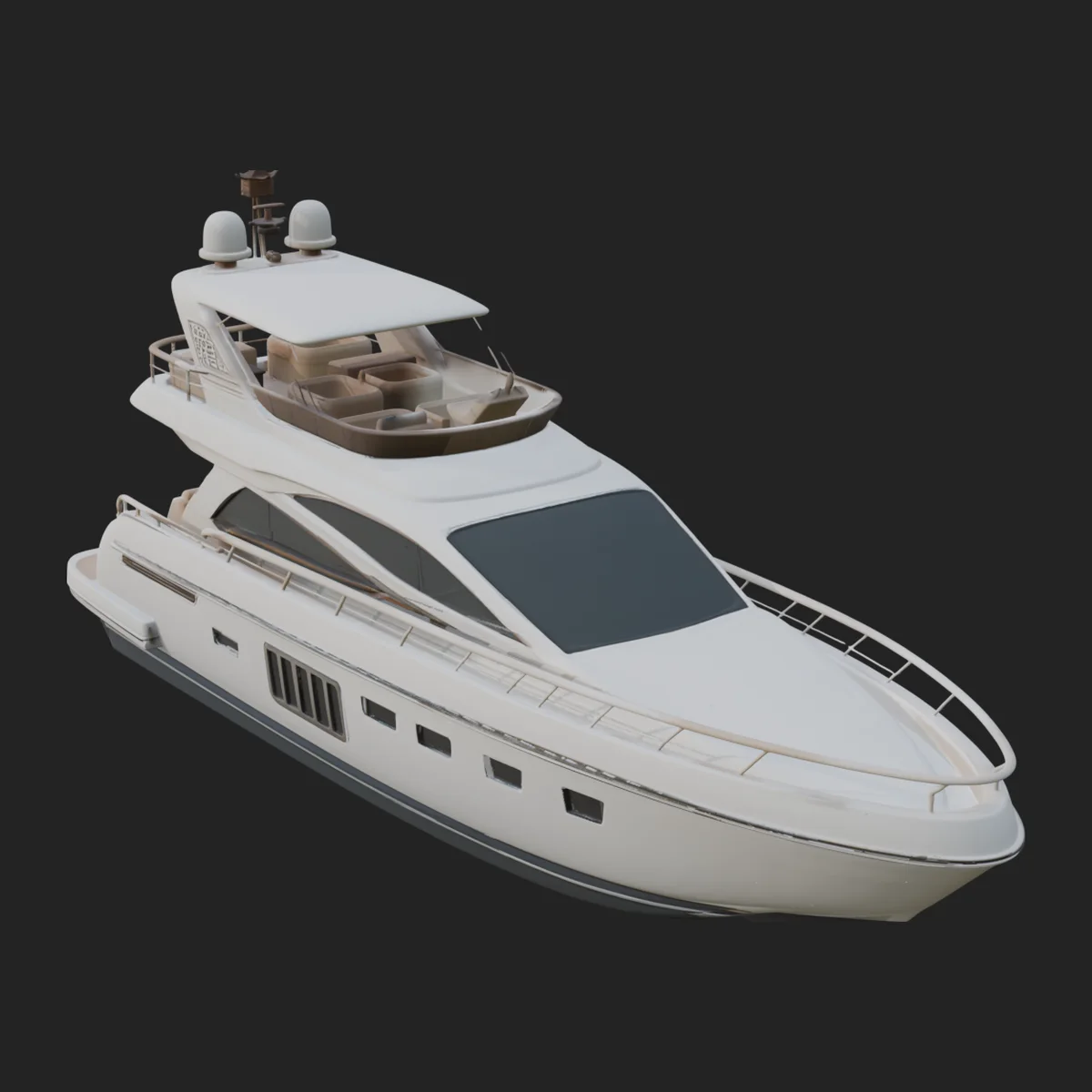 Motor Yacht Model Design 3