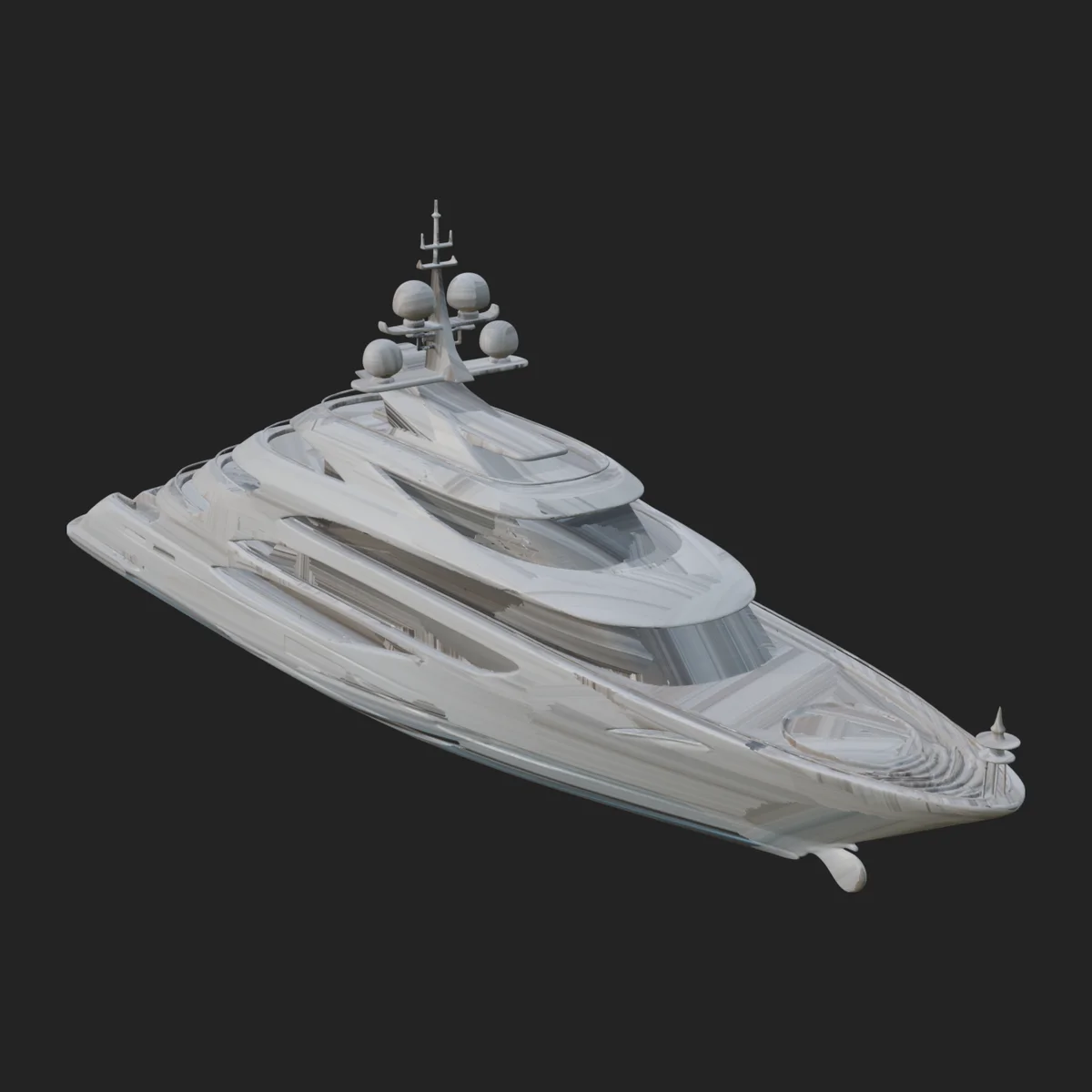 Motor Yacht Model Design 32