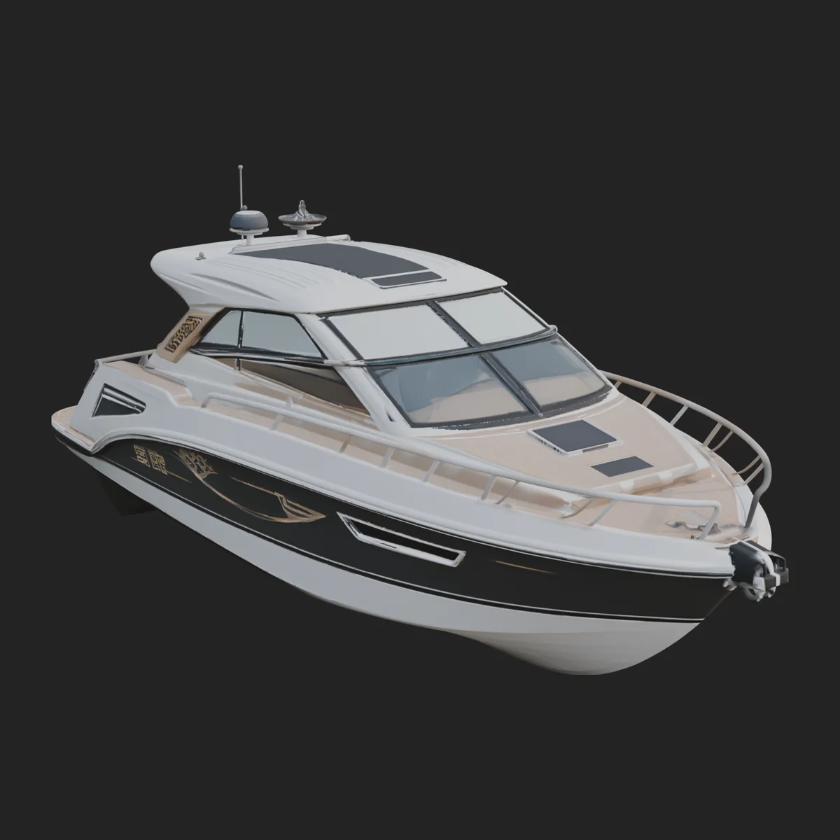 Motor Yacht Model Design 33