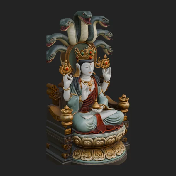 Naga Canopy Deity Statue Design 4