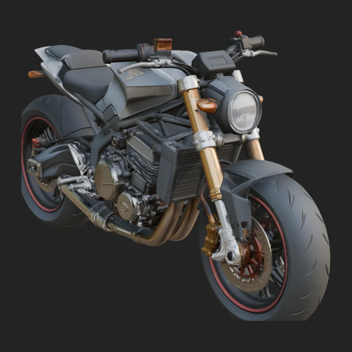 Street Fighter Motorcycle Model Design 1