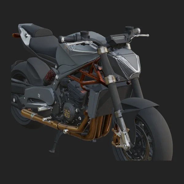 Street Fighter Motorcycle Model Design 3