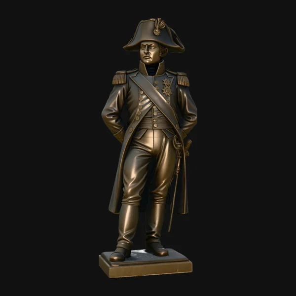 Napoleonic Officer Statue Design 1