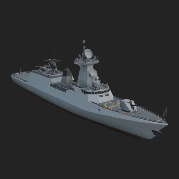 Naval Destroyer Model Design 1